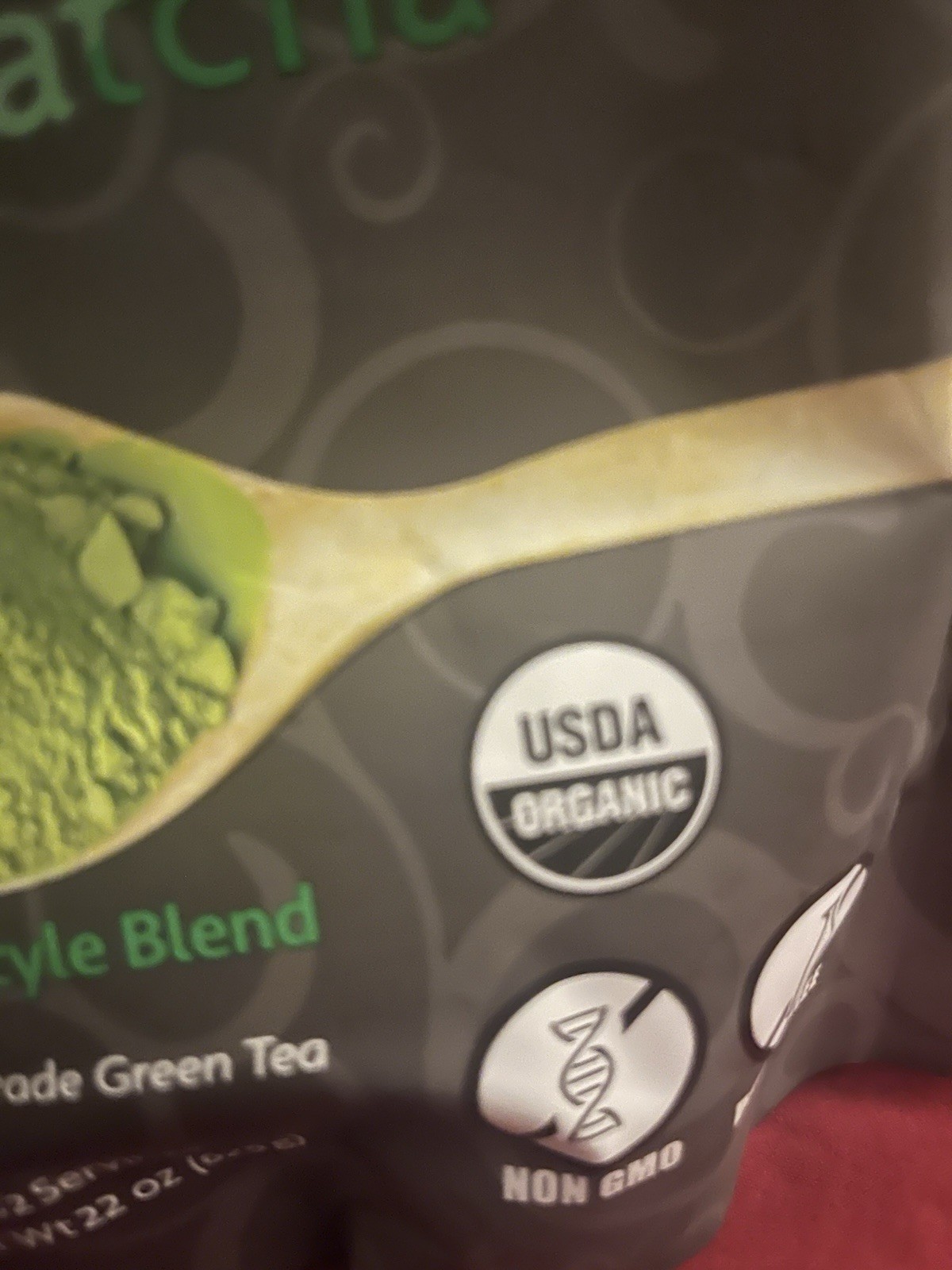 Nutri-Hut Organic Sweet Matcha Premium Grade Green Tea USDA Organic 22oz 62 Srvg