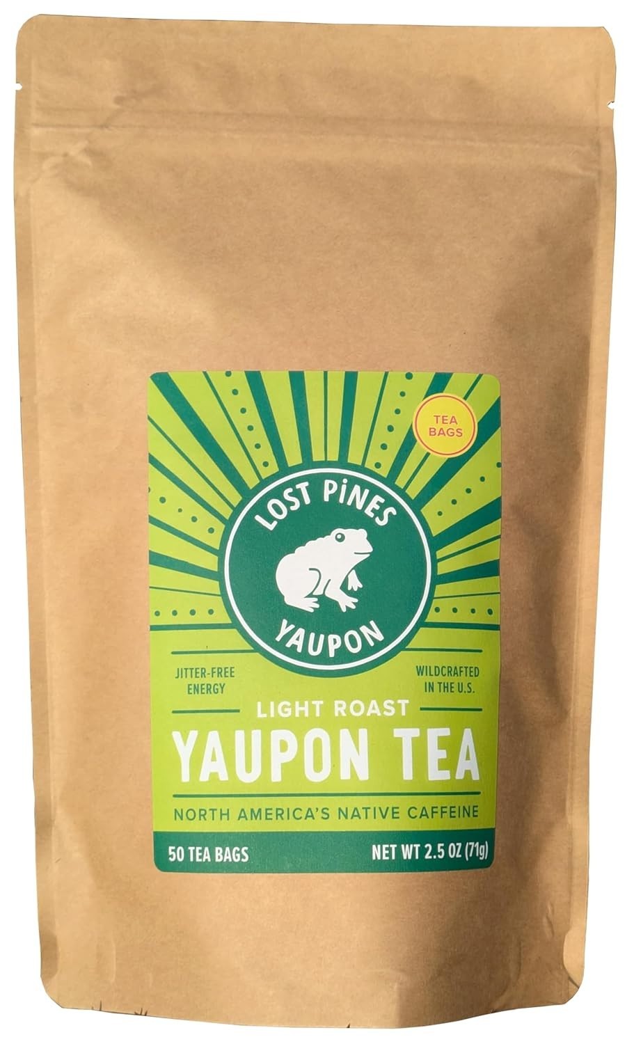 Yaupon Tea Bags – Light Roast – Lost Pines Yaupon Tea – Regenerative Foraged