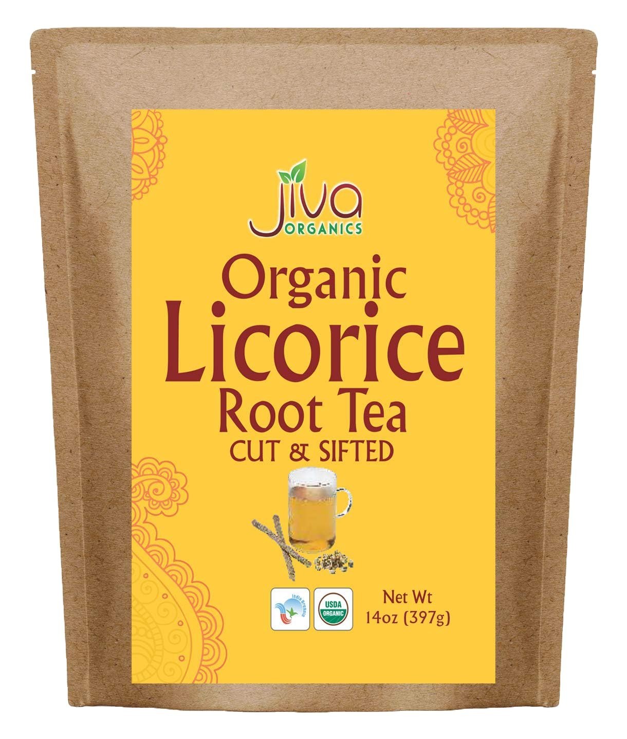 Organic Licorice Root Cut & Sifted Tea – 14 Oz for Natural Wellness