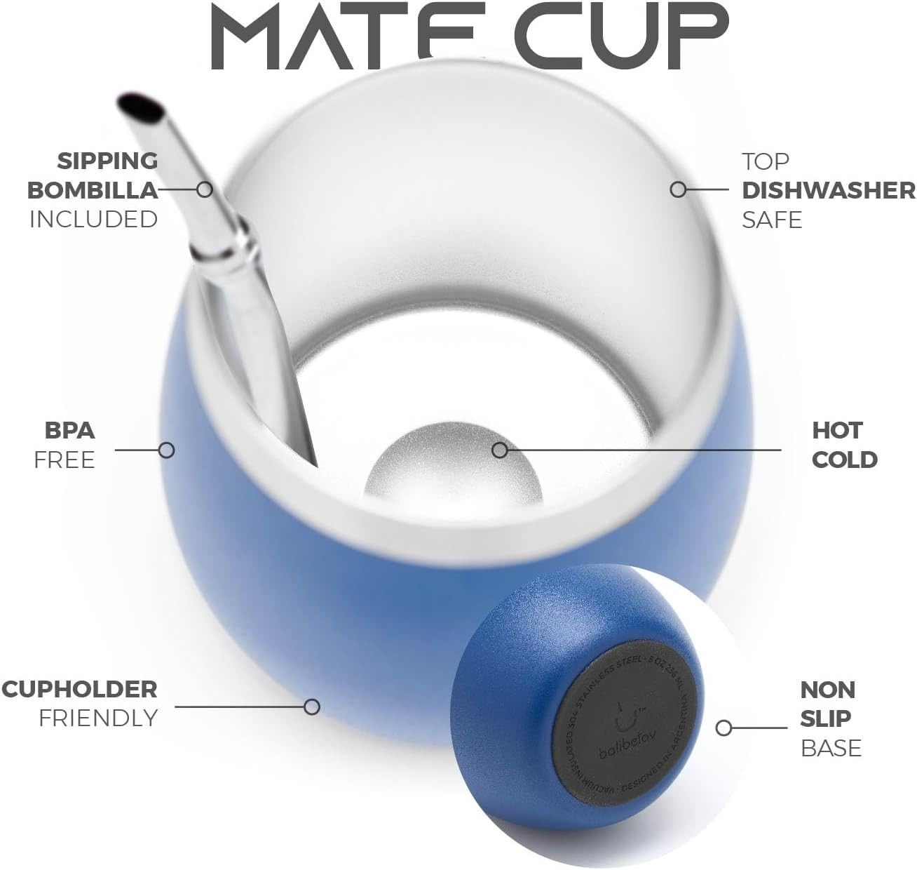 Stainless Steel Yerba Mate Kit with Flask
