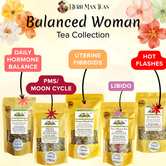 HOT FLASH TEAS for menopause symptoms, especially hot flashes. It works great!