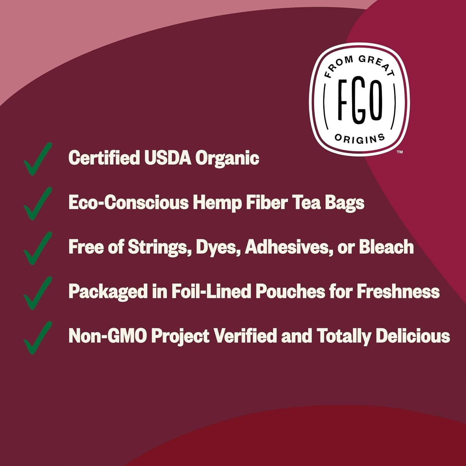 Sustainable Organic Hibiscus Tea – 100 Tea Bags for a Sweet & Tart Experience