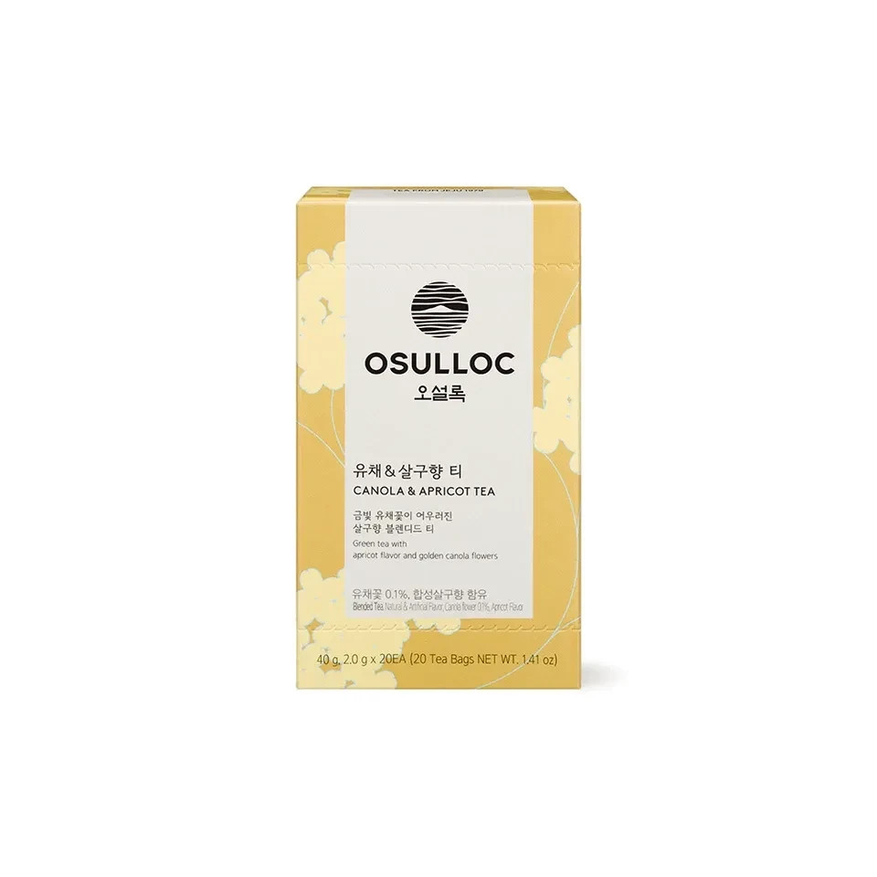 Osulloc Korea Premium Tea Collection 20T Green Black Oolong Herbal Tea Bags