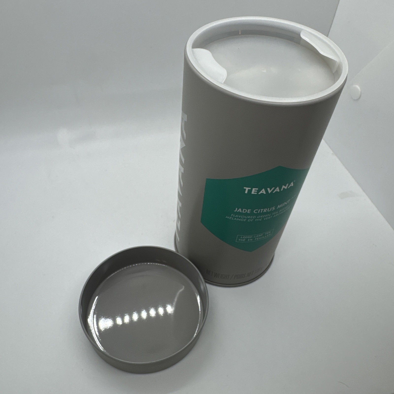 🍊 NEW TEAVANA 6 OZ FACTORY SEALED JADE CITRUS MINT 🍊🍃 LOOSE LEAF TEA & TIN