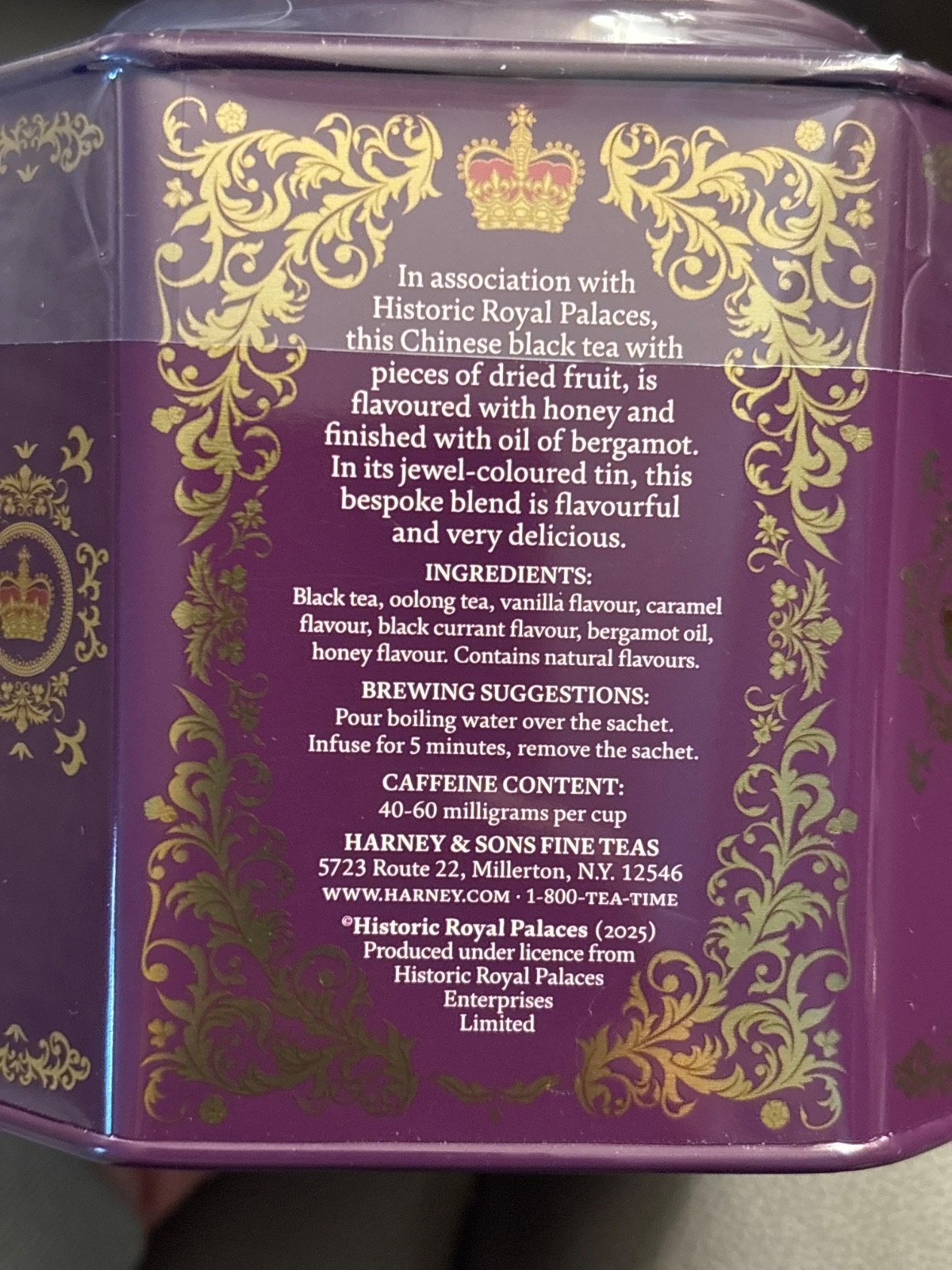 Black Tea, Tower of London, 30 Sachets, 2.11 oz (60 g)