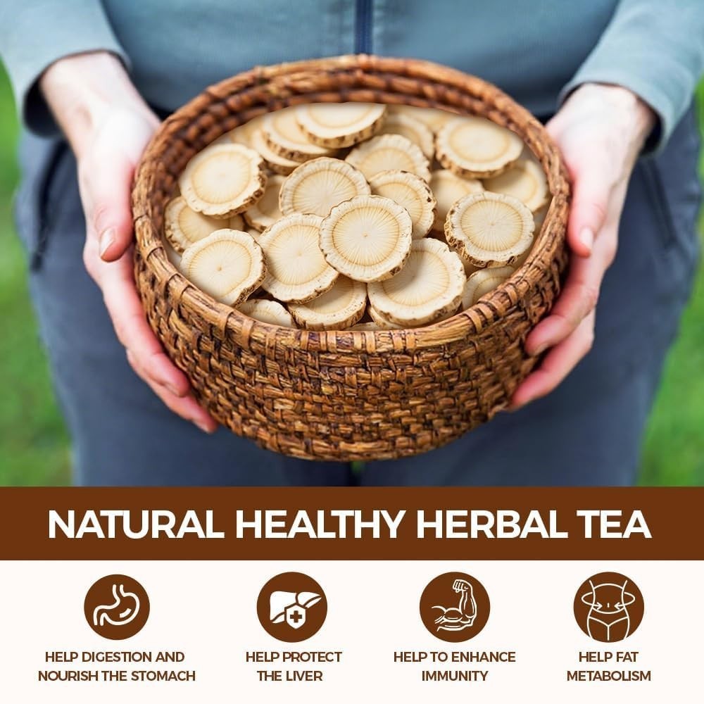 WOTIHA 85 Count Premium Licorice Root Tea Bags – 100% Natural, Promotes Respirat