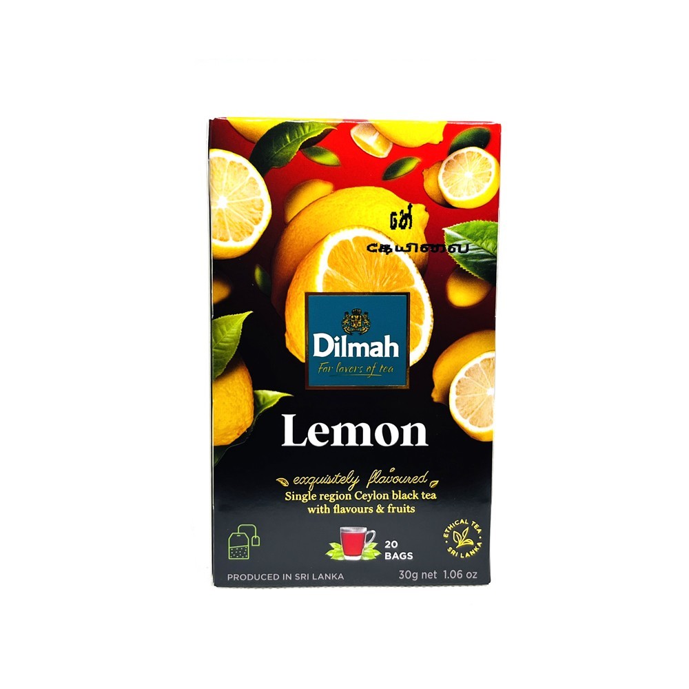 Dilmah – Fun Flavored Tea – Lemon – Ceylon Tea – 20 Tea Bags