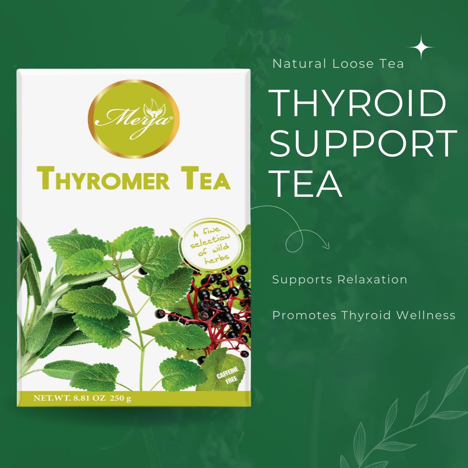 Thyromer Tea – Thyroid Support Tea – Loose Tea – 100% Natural Tea