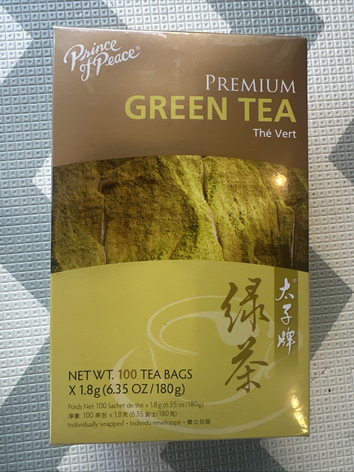 Prince of Peace Premium Green Tea 6.35Oz/180g – 100 Tea Bags