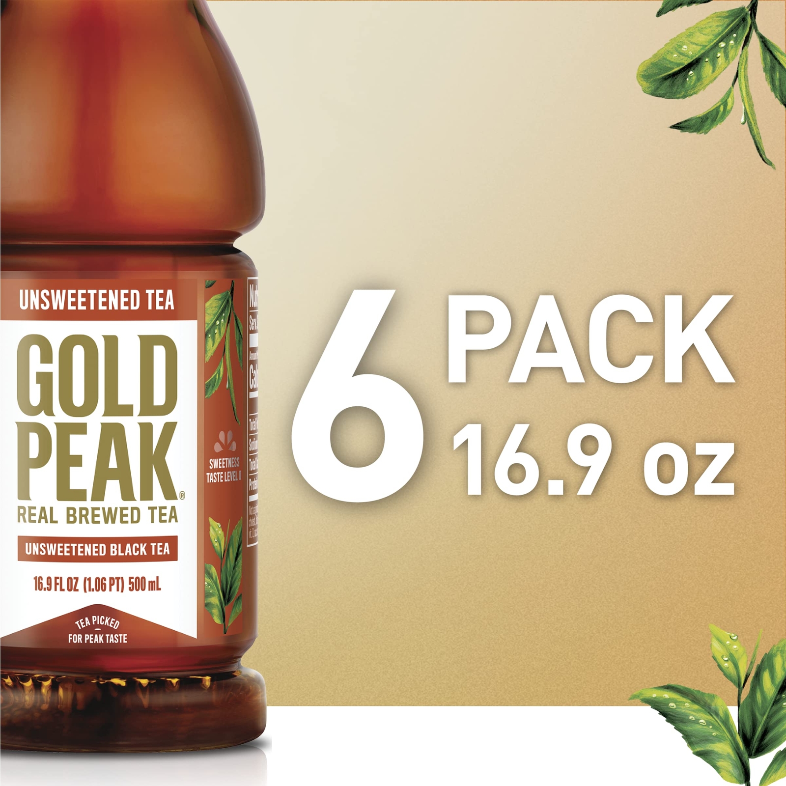 Tea Unsweet Tea 16.9 fl oz 6 Pack