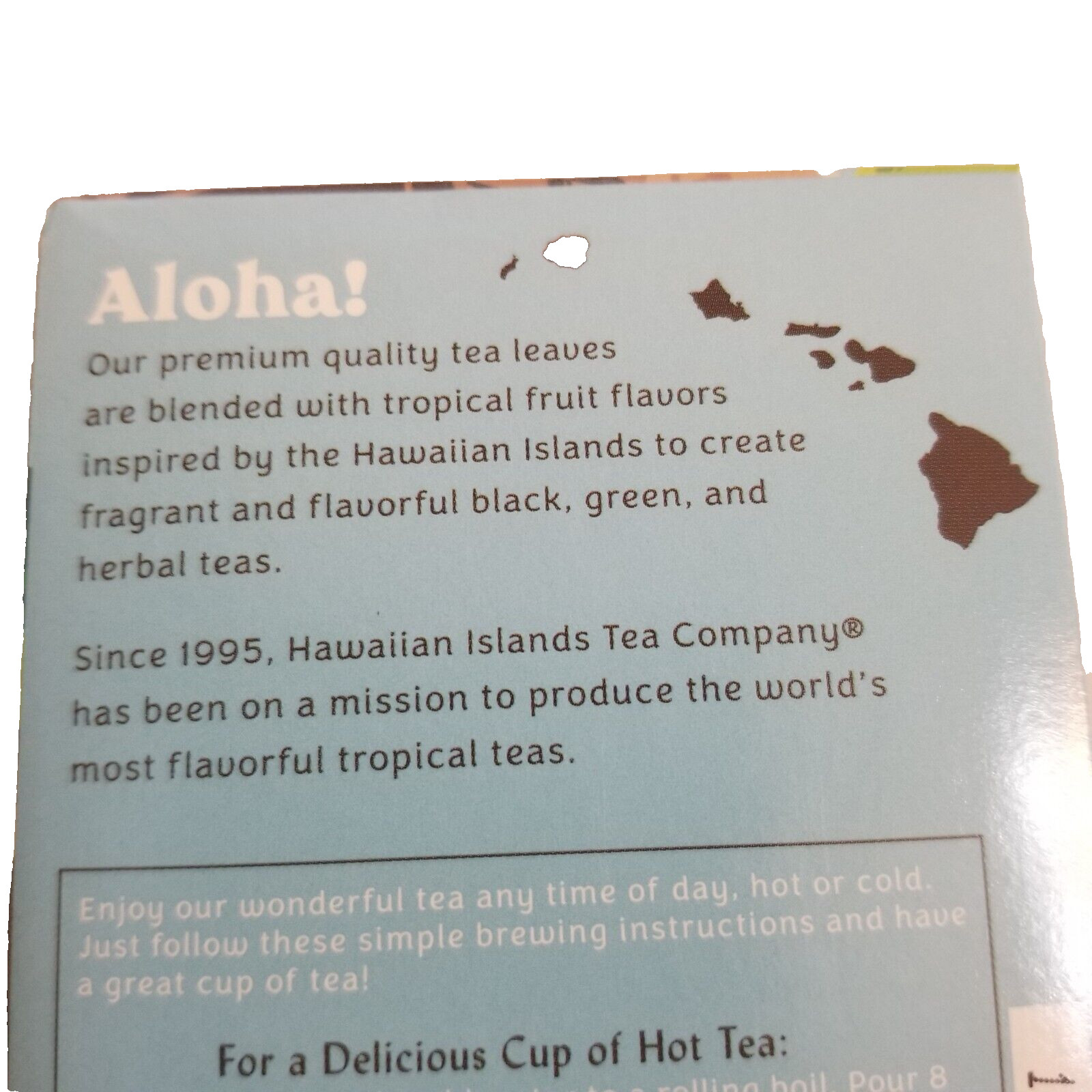 Hawaiian Islands Coconut Macadamia Tea – 20 Bags, Caffeine-Free Tropical Blend