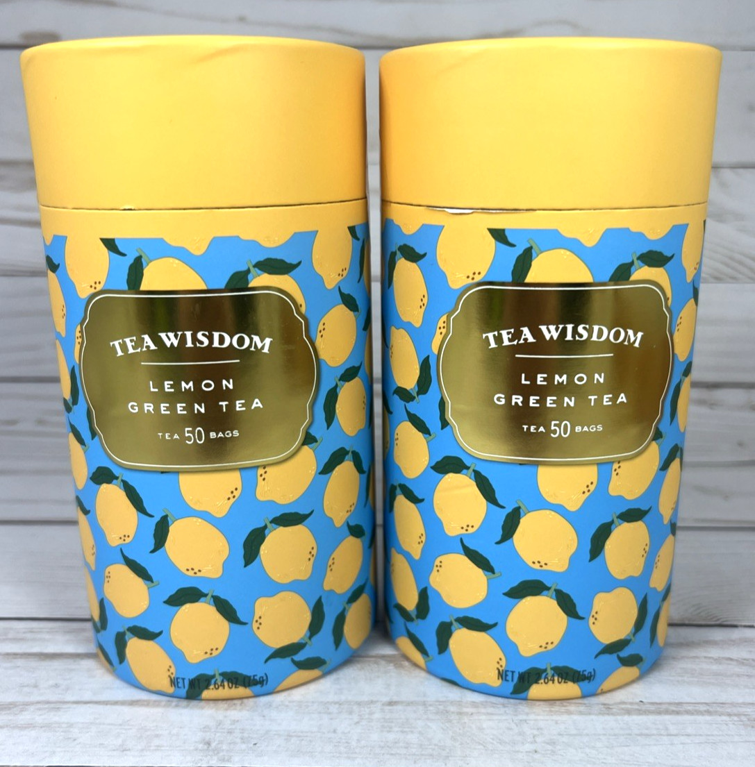 Tea Wisdom Lemon Green Tea 50 Bags (2Pack(100Bags)) 10/27