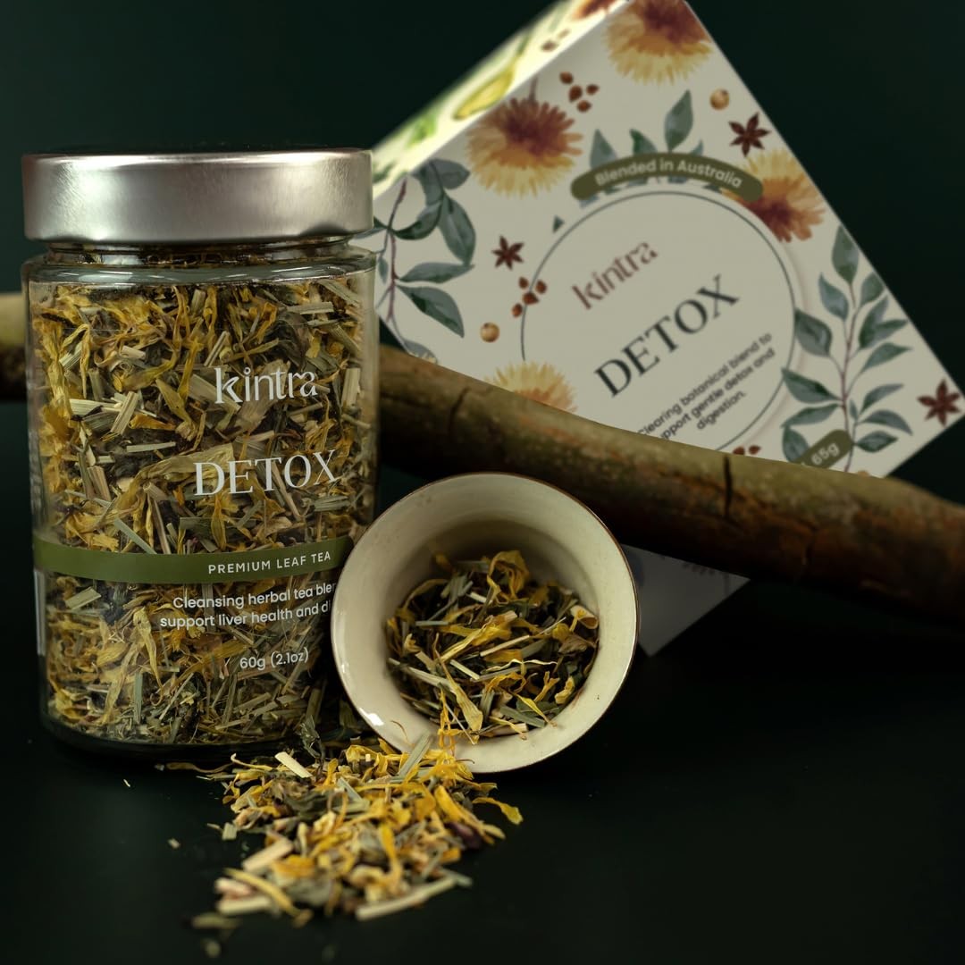Kintra Food Detox Loose Leaf Herbal Tea Jar, 60g