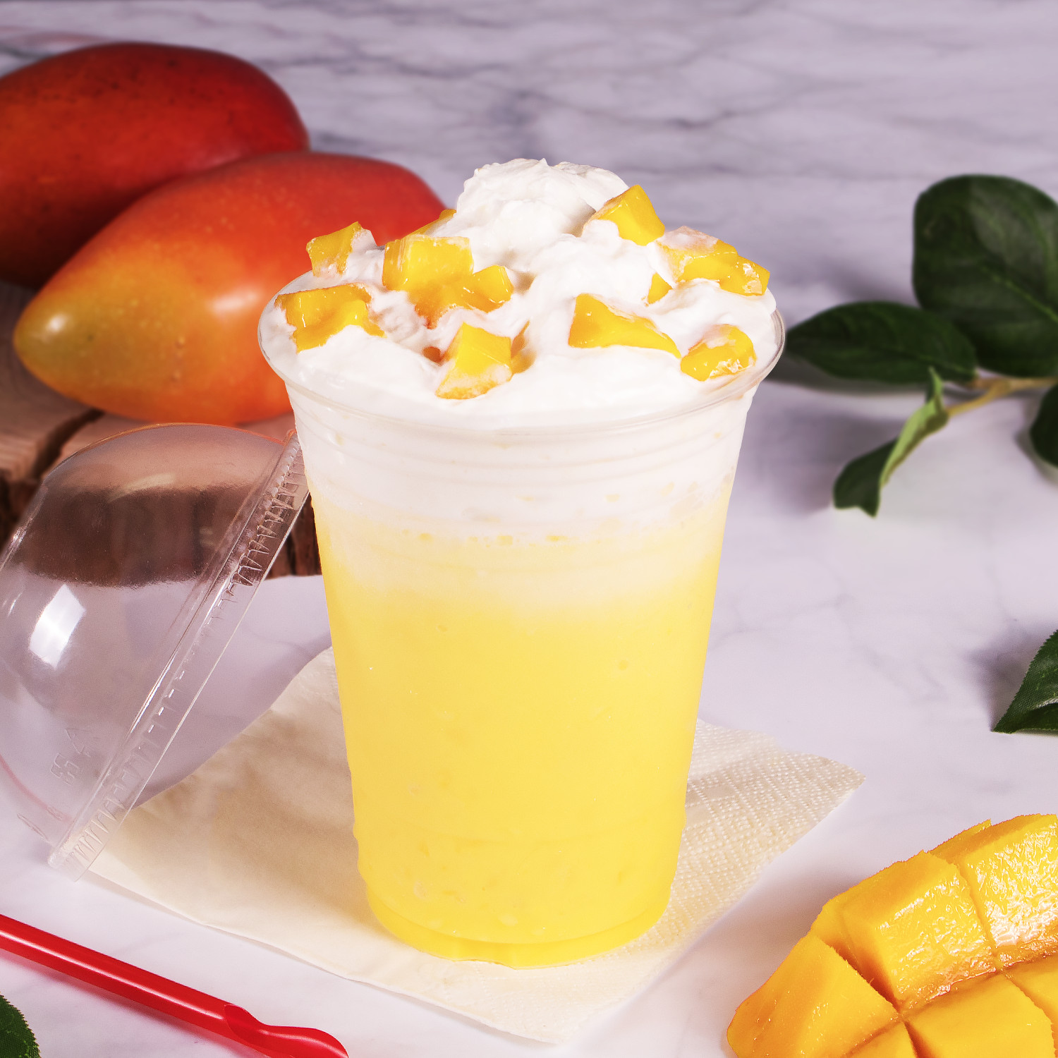 Tea Zone Mango Powder/Powered Drink Mix (2.2 lbs) for Milk Tea/ Mango Smoothie