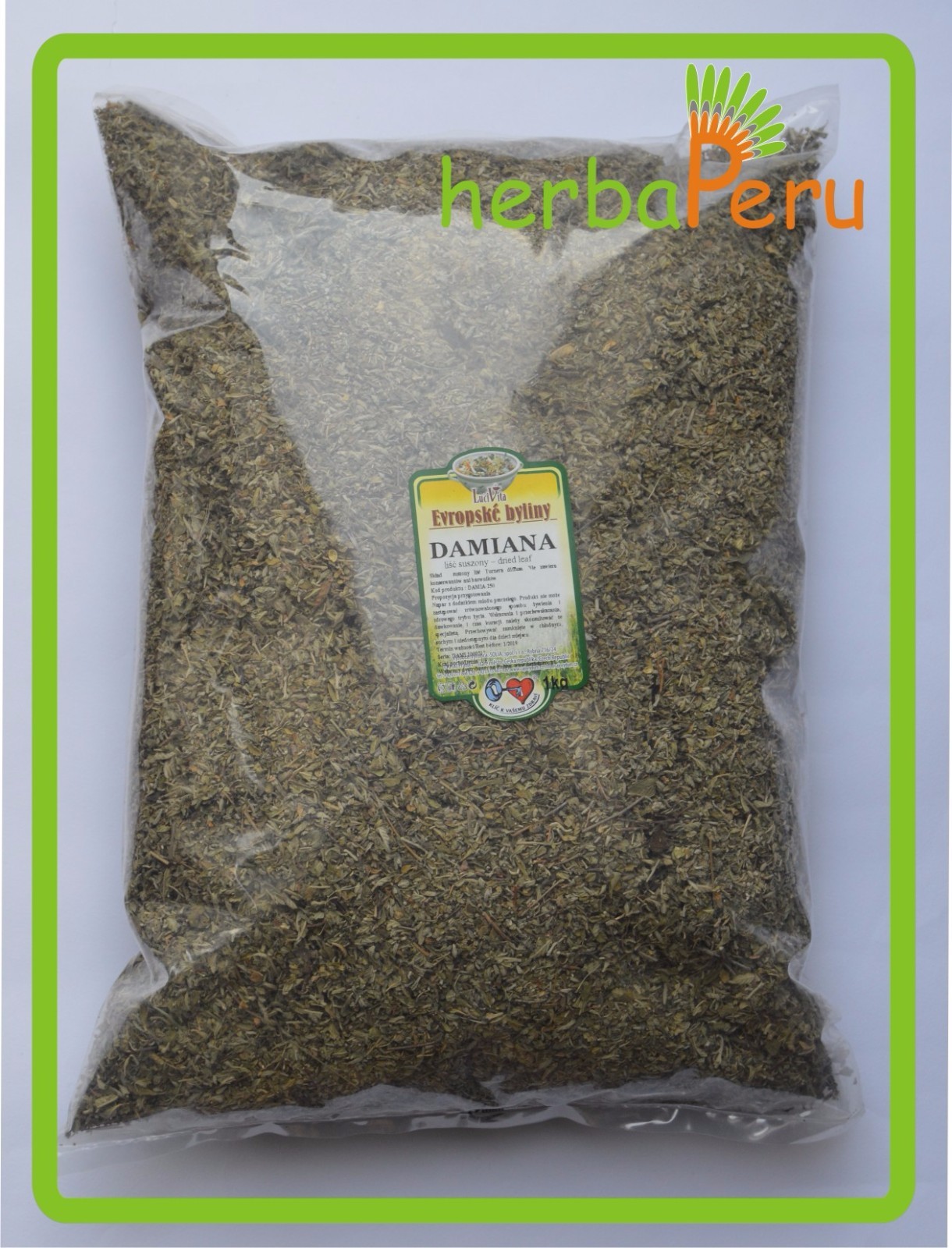 DAMIANA – [Turnera diffusa] – dried herb – 1000g (1kg)-V