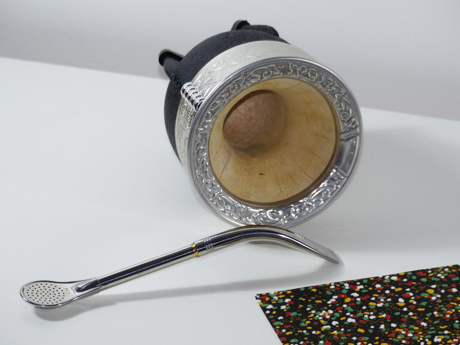 Imperial Mate Gourd + Straw + Gift – For Yerba Mate Tea – Handmade – Argentina