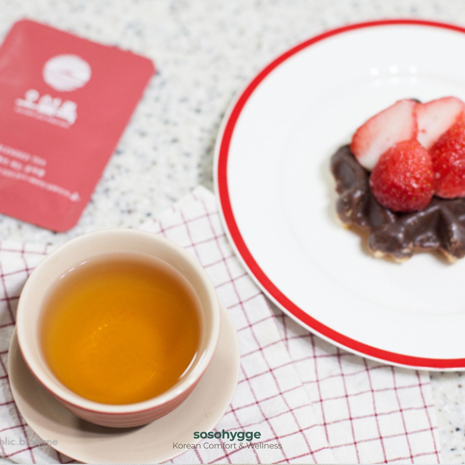 OSULLOC Camellia Forest Tea Jeju Floral Black Tea Blend Korea Loose Leaf Tea 35g