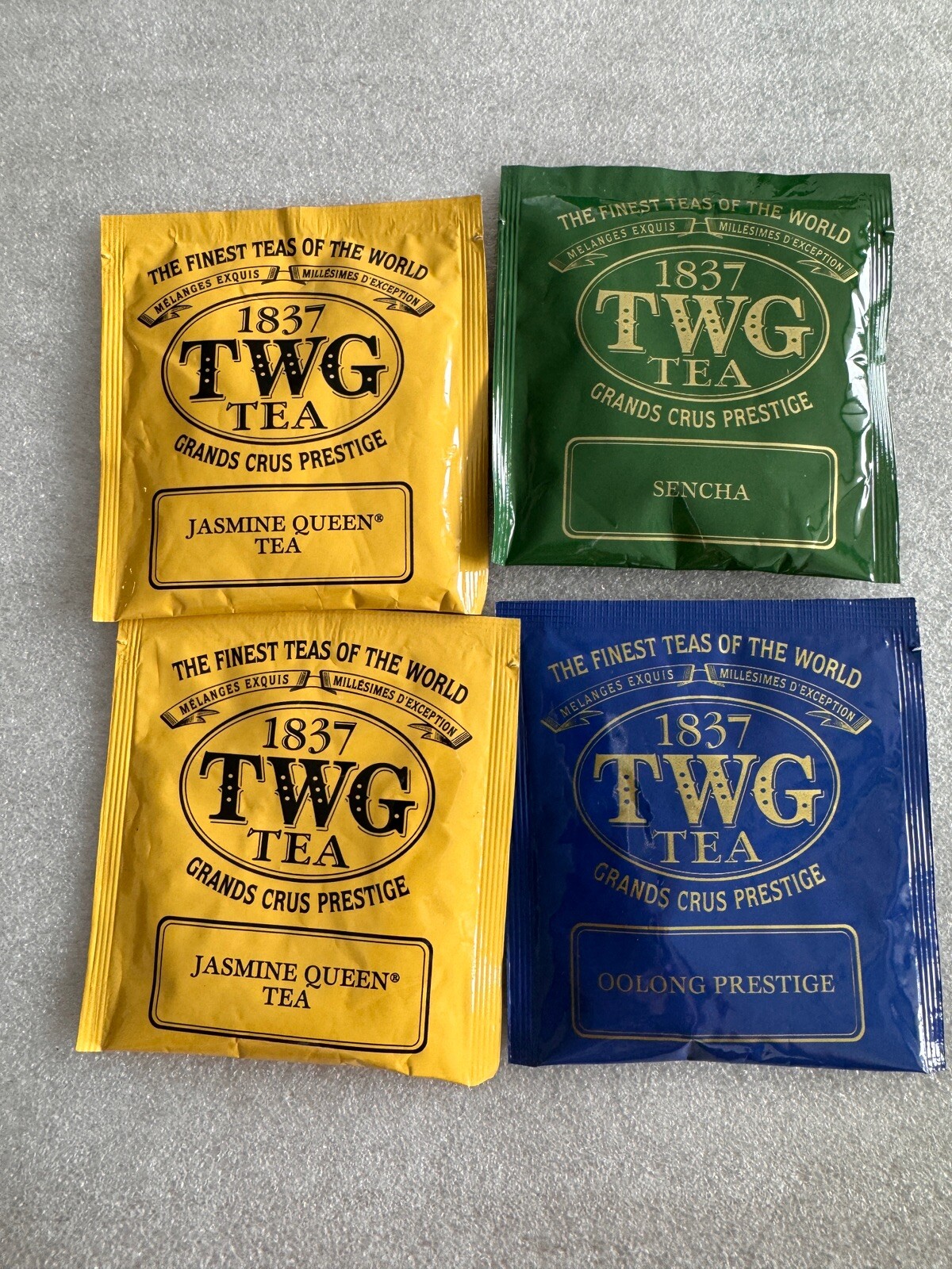 9 Mixed Assortment 1837 TWG Tea Bags. Fresh. Great Selection For Your Tea Time