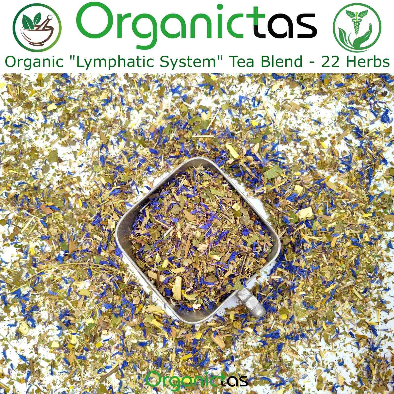 22 LYMPHATIC HERBS TEA Blend – Natural LYMPH CLEANSE – LYMPHATIC VESSELS Support