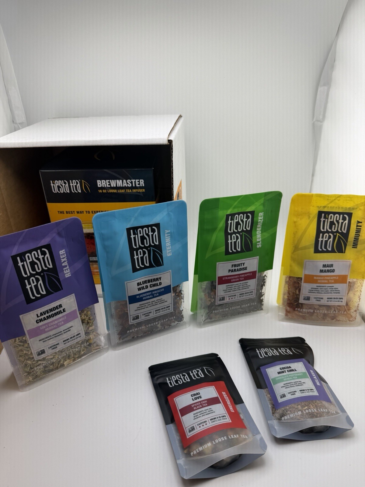 Tiesta Tea Premium Loose Leaf Tea: 6 Loose Leaf Tea Blends with 16oz Infuser.