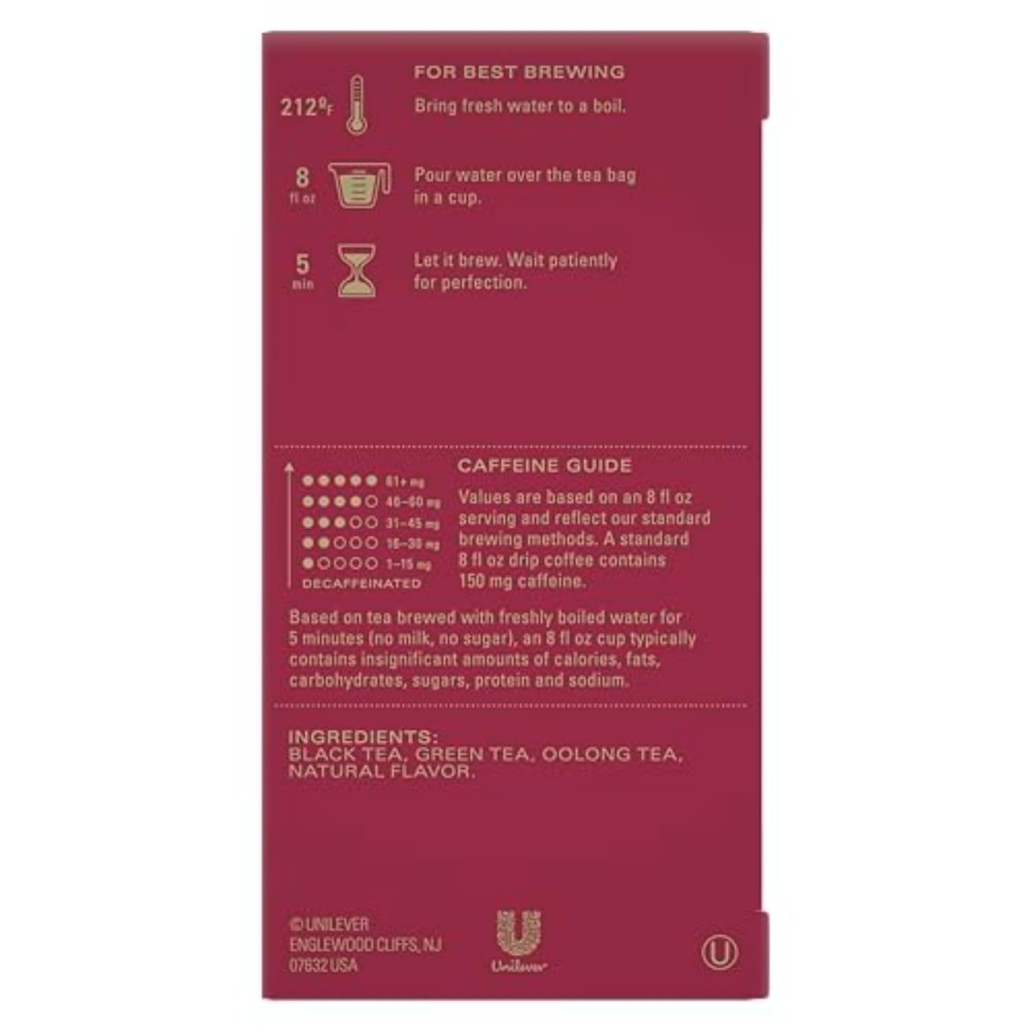 Tazo Joy Limited Edition Seasonal Black Tea Blend Tea Bags, 120 Total