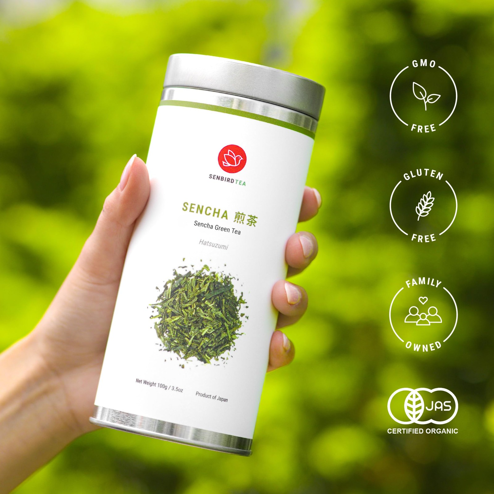 Senbird Premium Sencha Japanese Green Tea From Shizuoka, Japan Loose Leaf …
