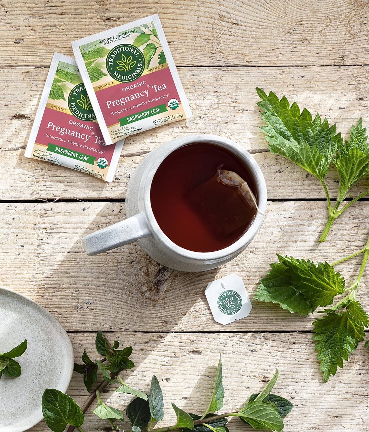 Traditional Medicinals Pregnancy Tea, Women’s Tea, Organic, 16 Tea Bags