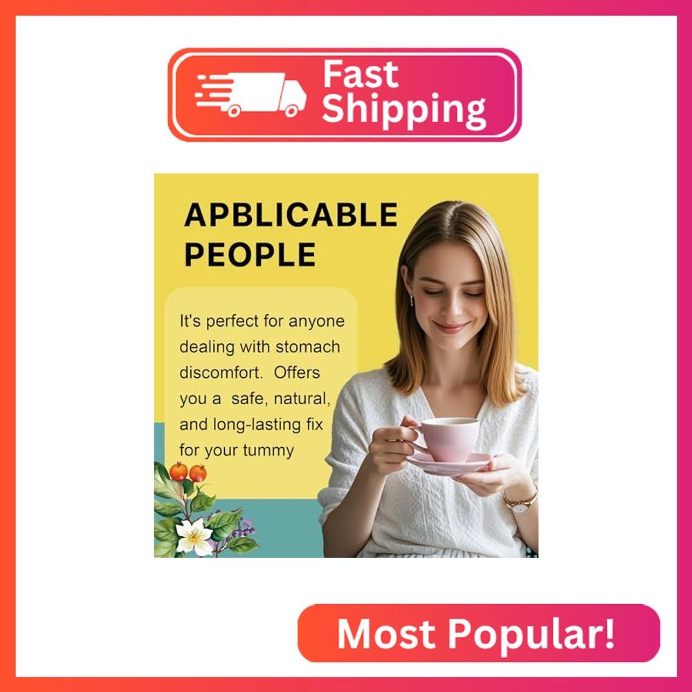 Auranic Ulcer Healing Tea 20 Pcs, Natural Stomach Remedy Solution Healthy Digest