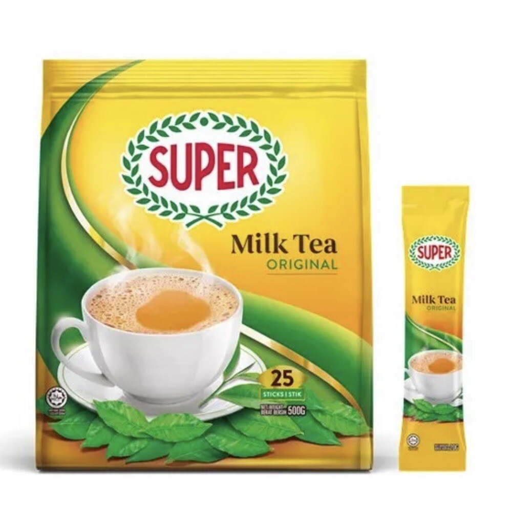SUPER 3 in 1 Instant MILK TEA Smooth &Creamy ORIGINAL 25 STICKS Stiks
