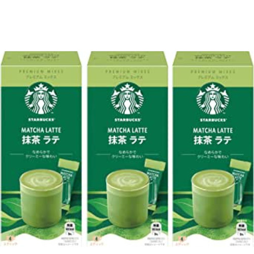 Nestlé Starbucks® Premium Mix Matcha Latte Stick Coffee 4P x 3 Boxes JAPAN