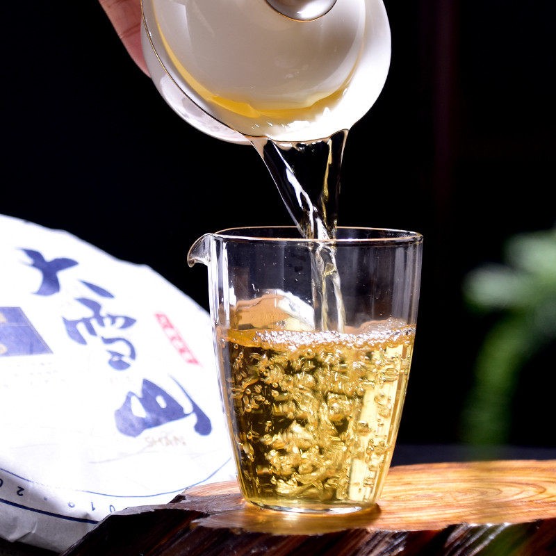2025 Yunnan Mengku Big Snowy Mountains Pure Material Puerh Tea Puer Raw Tea 357g