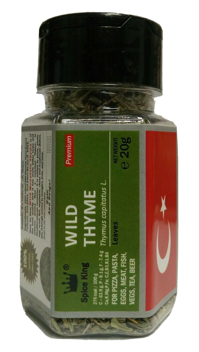 Wild Thyme Dried Leaves Spice King Thymus capitatus Turkish Zahter 10x20g