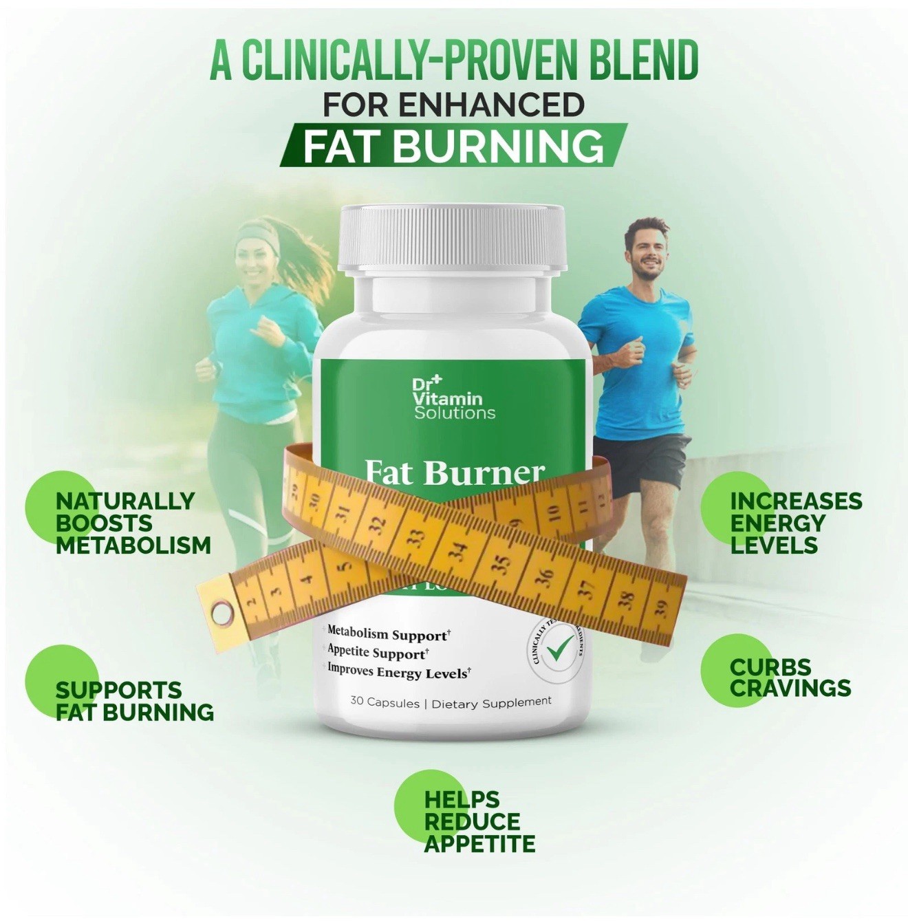 Fat Burner & Appetite Control Weight Loss Supplements for Women & Men – Metab…