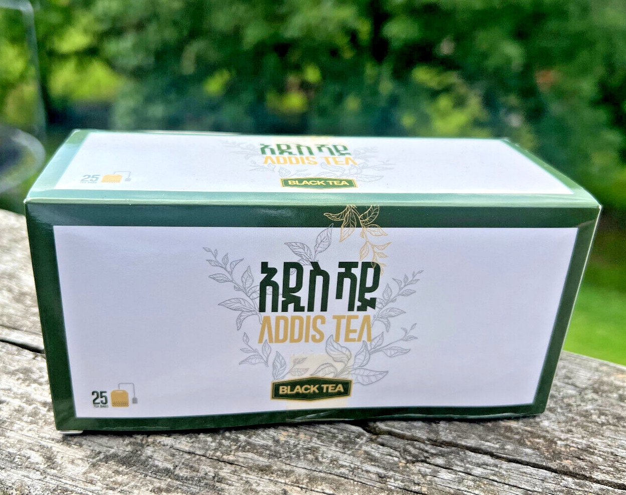 Addis Tea, Addis Shay Ethiopian Organic Tea 25 Bags African Authentic Blend Chai
