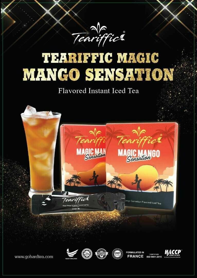5 BOX TEARRIFIC MAGIC MANGO SENTATION ICED TEA { SPECIAL DEAL OF THE MONTH }