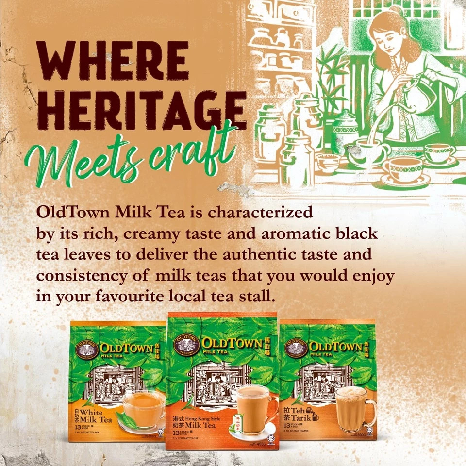 OldTown White Milk Tea –35g x 13 Sachets Bundle of 3 Packs