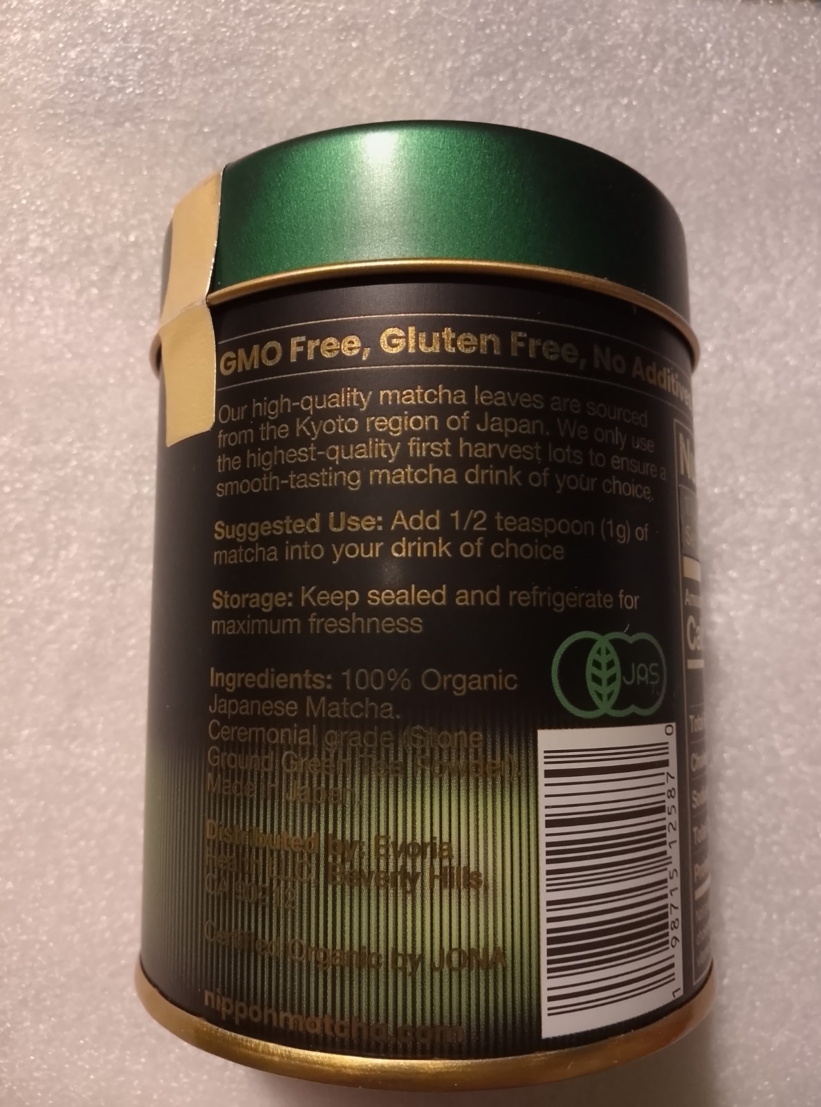 Nippon Matcha – Organic Ceremonial Grade Japanese Matcha (100g/3.53oz)