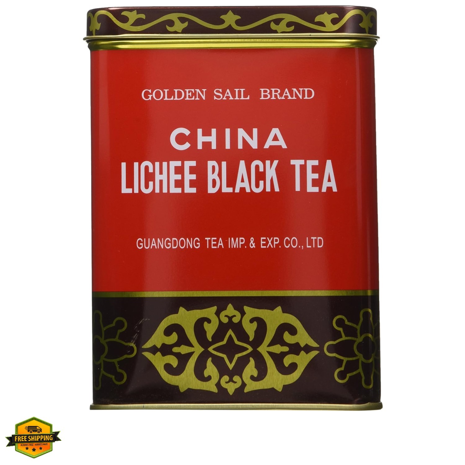 Golden Sail Brand China Lichee Black Tea 1 Lb