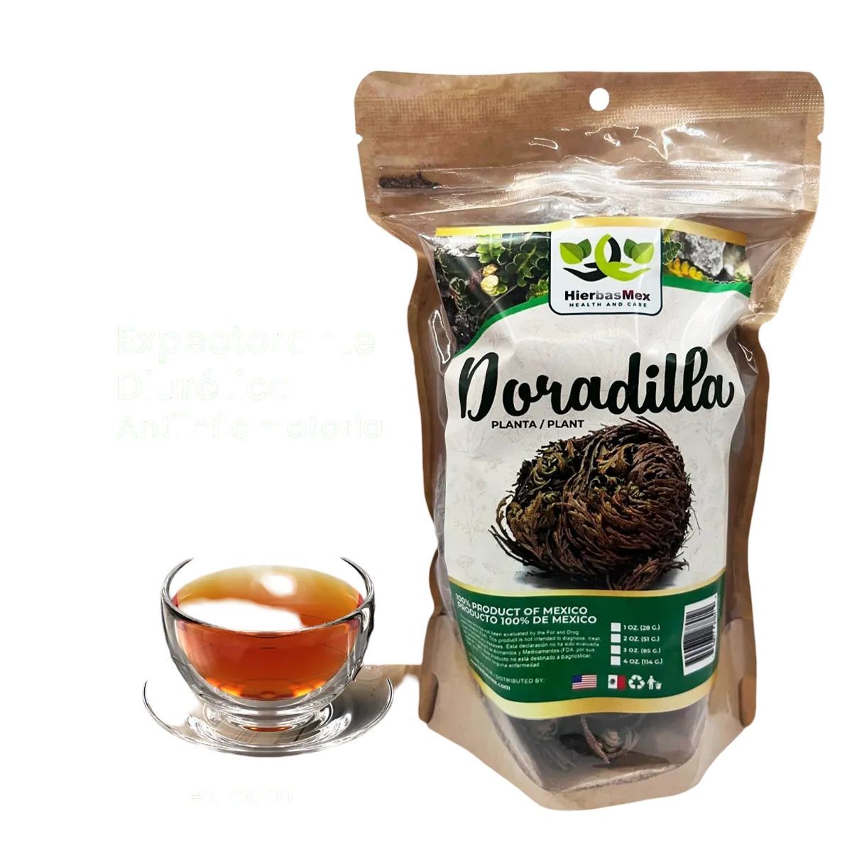Doradilla Planta Te Herbal 4 Oz., Doradilla Herbal Tea 4 oz.-113g HierbasMex