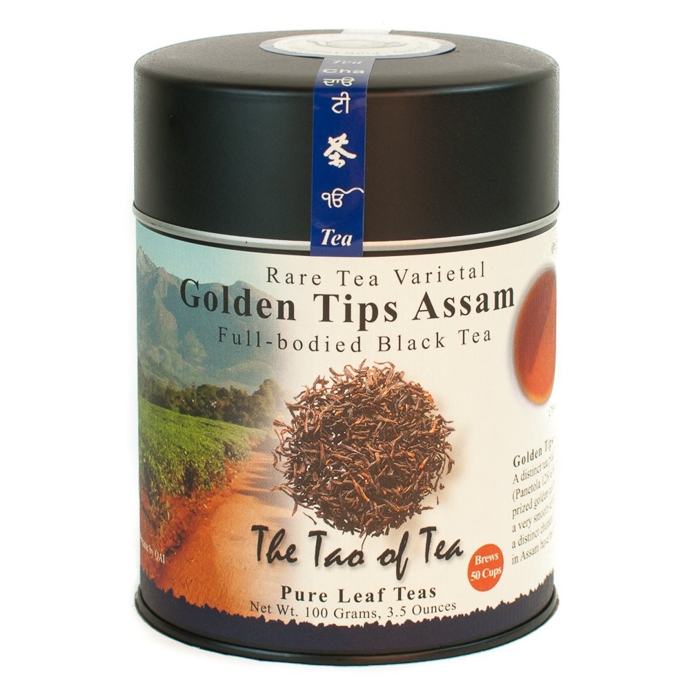 The Tao of Tea, Golden Tips Assam Black 3.5 Ounce (Pack 1), No Color