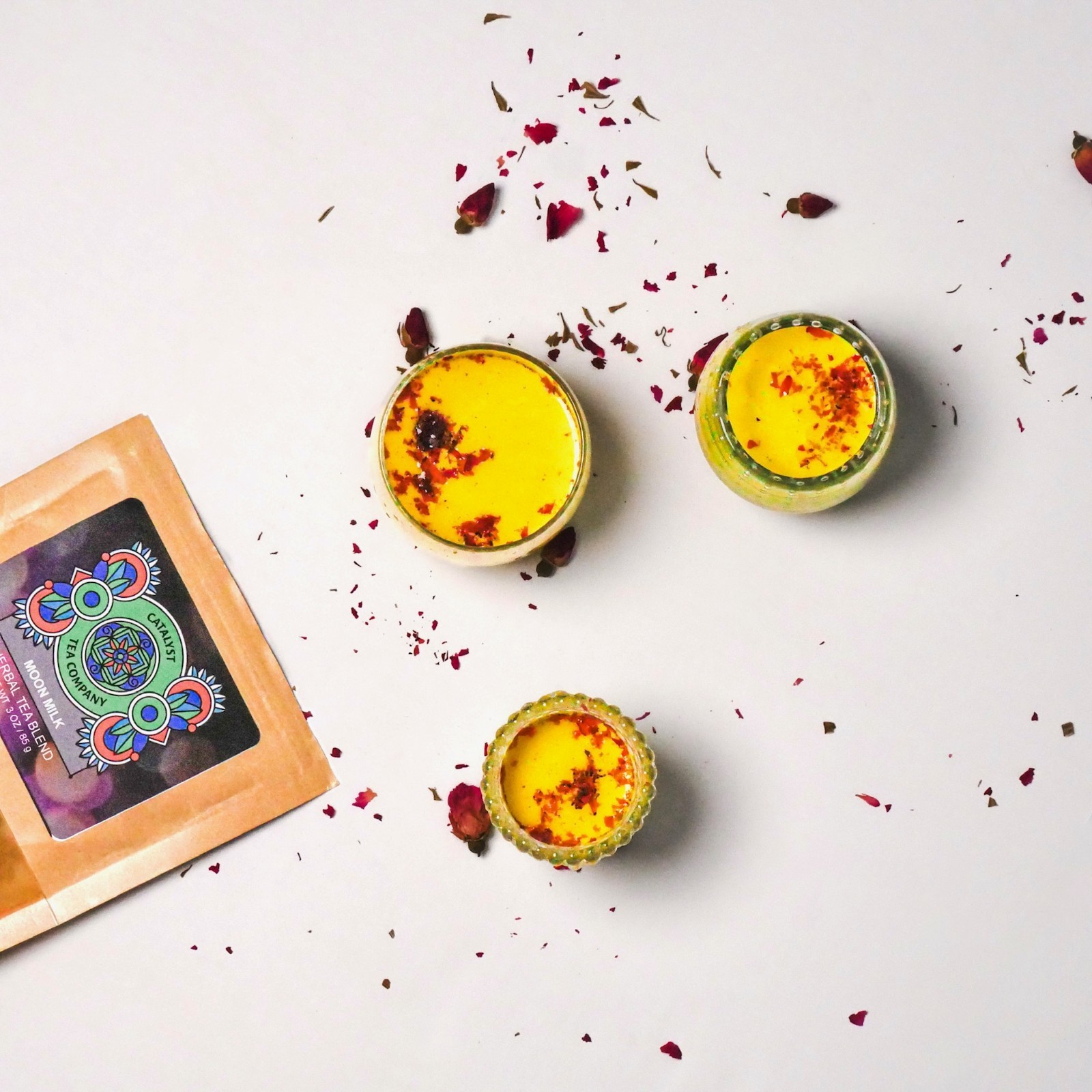 Golden Moon Milk Blend | Turmeric Ashwagandha Cinnamon | Caffeine Free Drink Mix