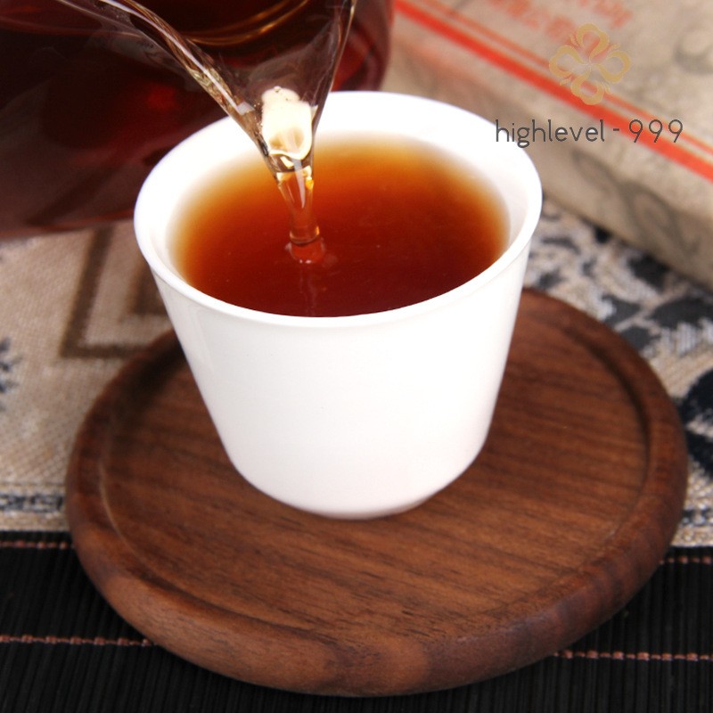 250g Ripe Pu-erh Tea Aged Vintage Yunnan Tea Brick Compressed Ripe Pu-erh