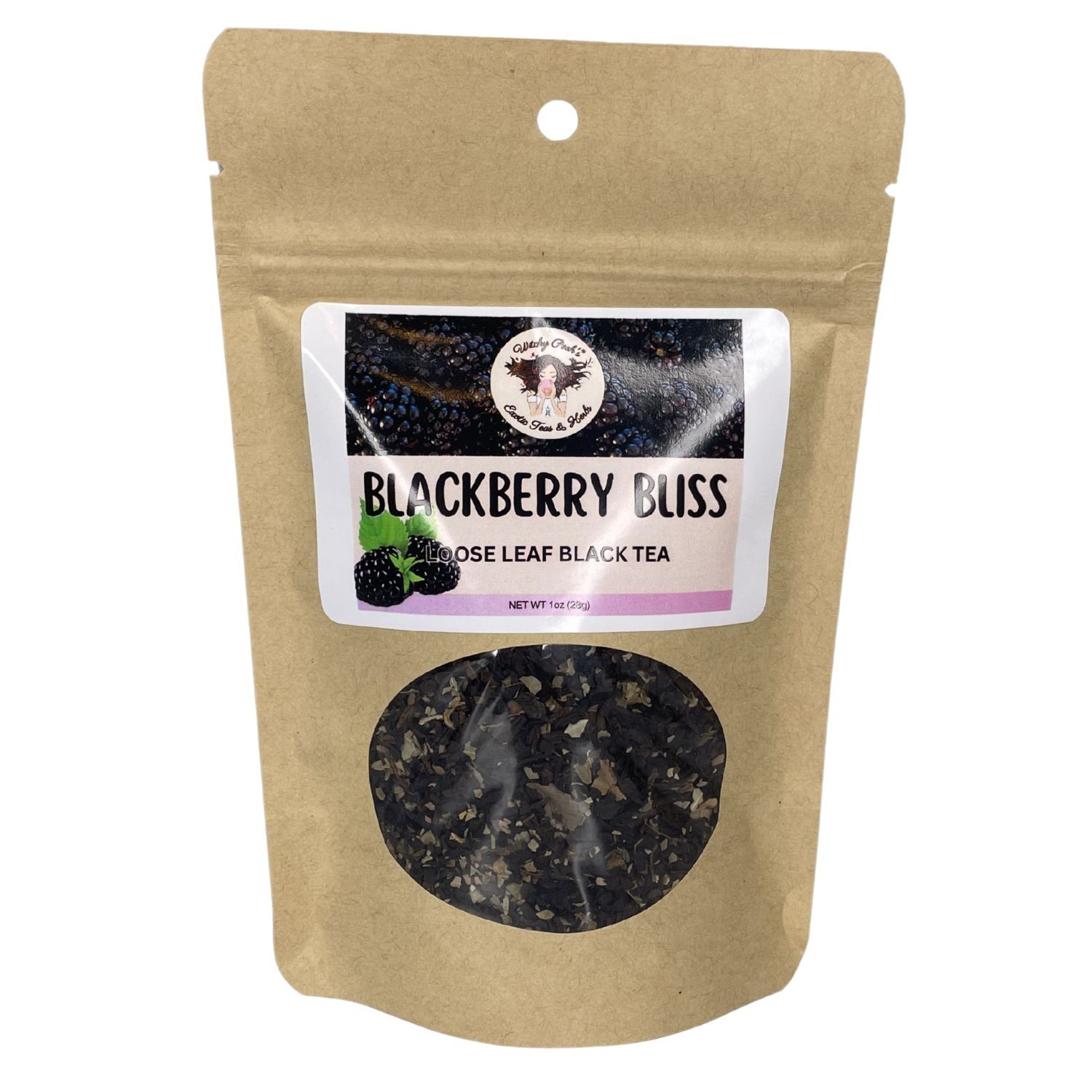 Witchy Pooh’s Blackberry Bliss Loose Leaf Blackberry Flavored Black Tea