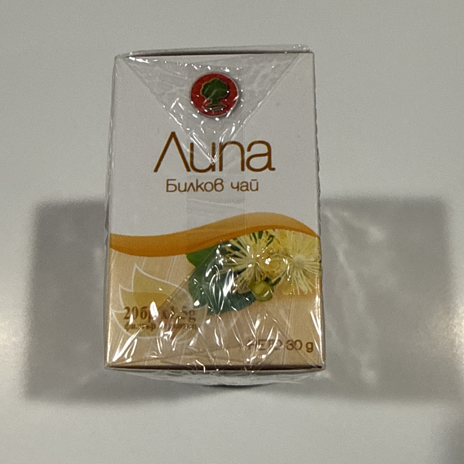 Bulgarian food Herbal tea LINDEN FLOWERS- LIPA one box 20 tea bags x 1.5 g