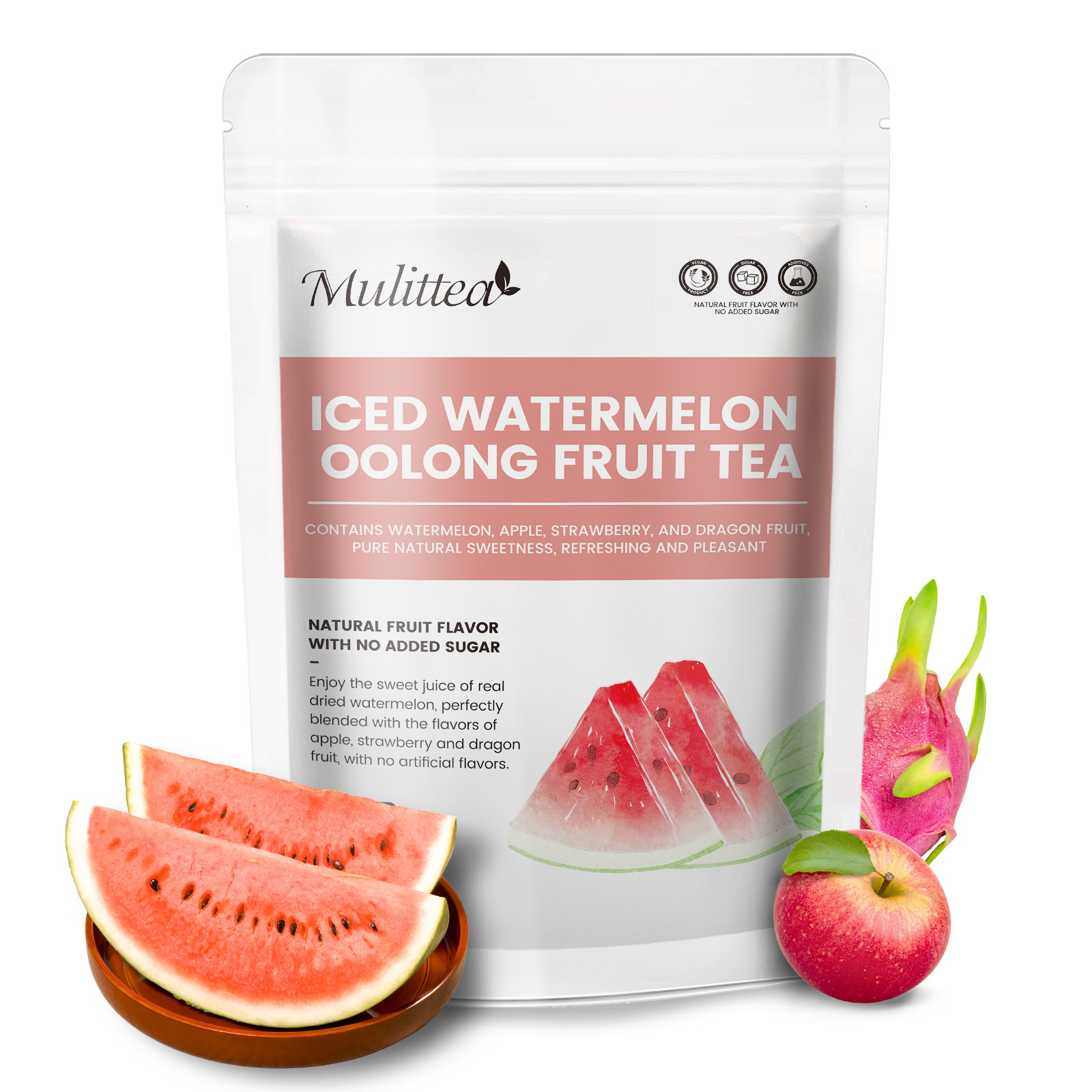 Iced Watermelon Flavor Oolong Tea Fruit-Infused Tea Cold Drinks Tea Bags
