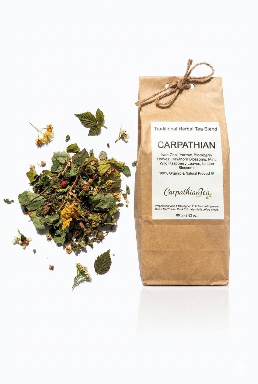 Traditional Carpathian Herbal Tea Blend 80g Loose Leaf Natural Handmade