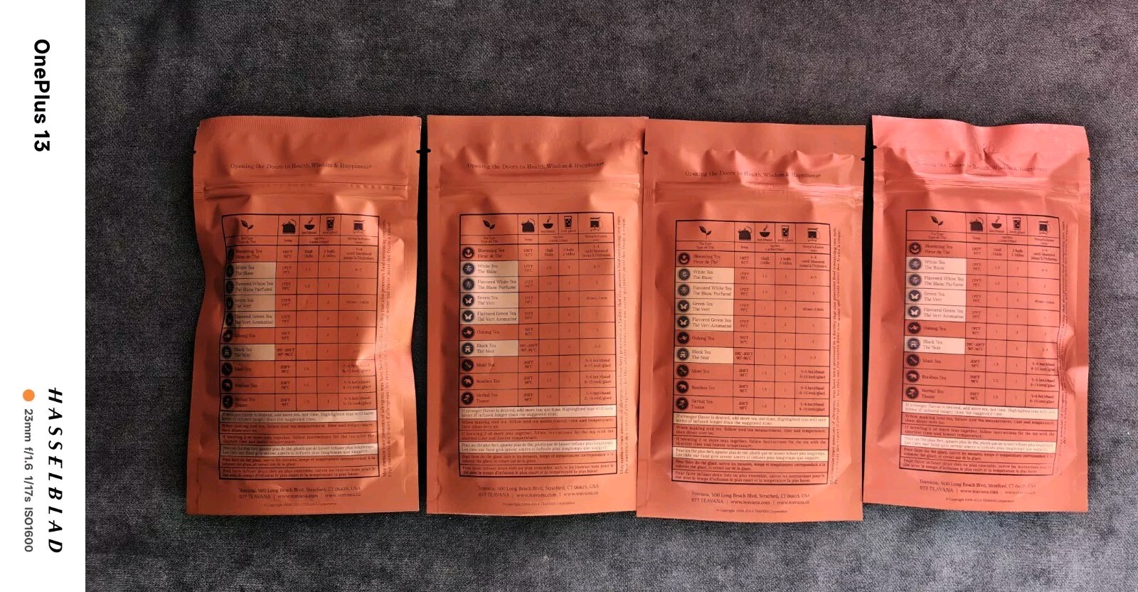 Very Rare Rise + Shine Teavana Tea Set 4-2oz Bags