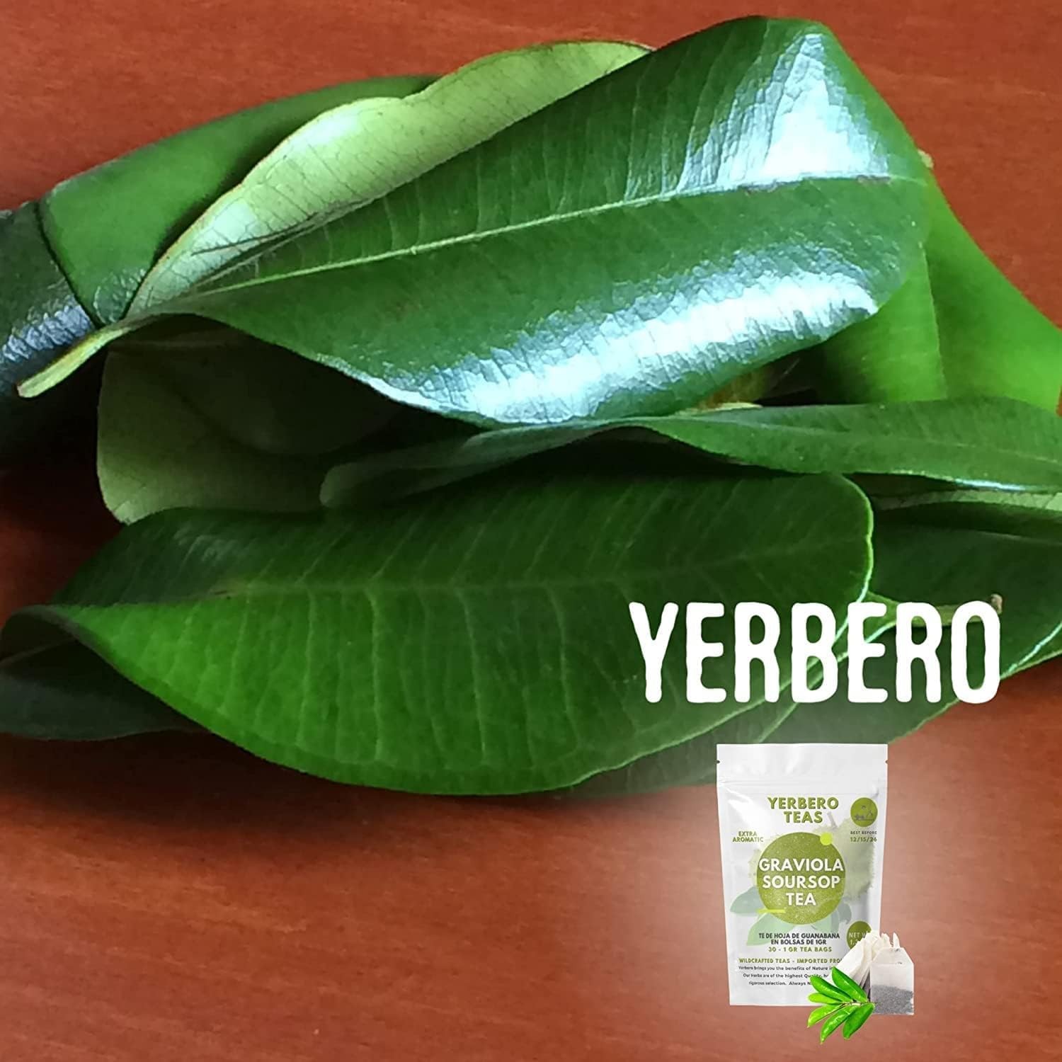 – Whole Dried Graviola Soursop Leaves (4 oz – 330+ Leaves Per Bag) Hoja De Gu…