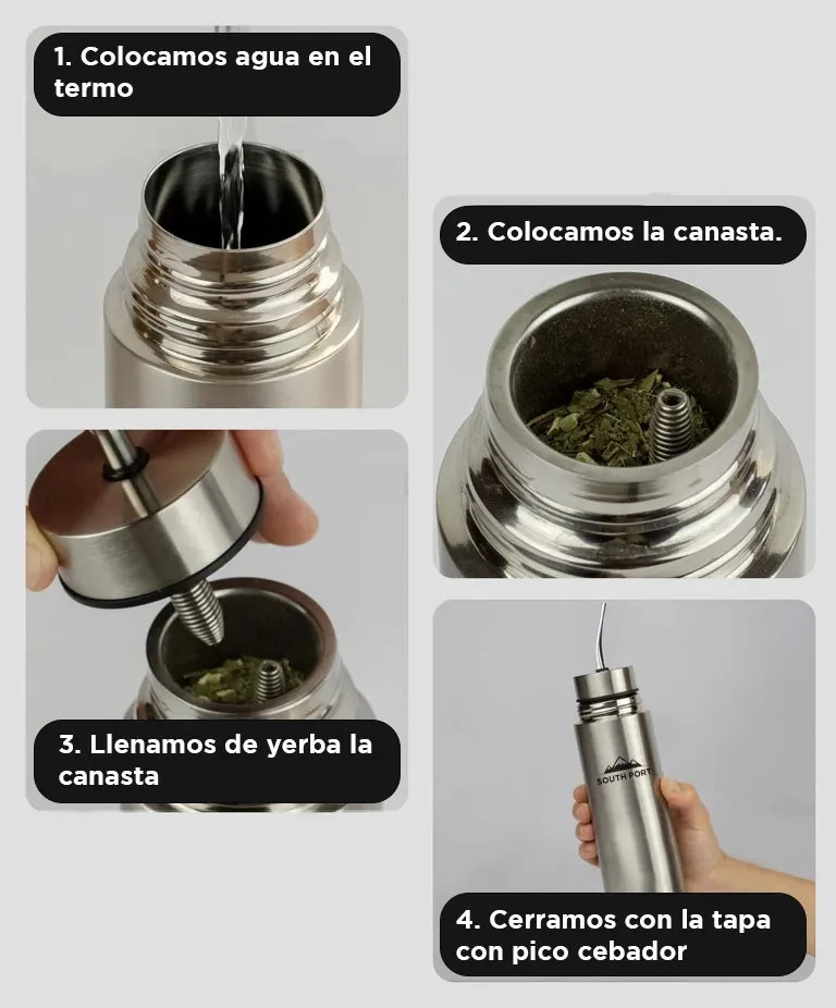South Port – Mate Autocebante Termo 500ml