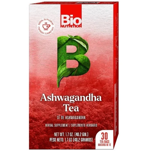Bio Nutrition Ashwagandha Tea ~ Relaxation ~ 30 bags EXP. 11/2026